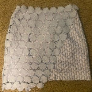 Topshop mini purple skirt